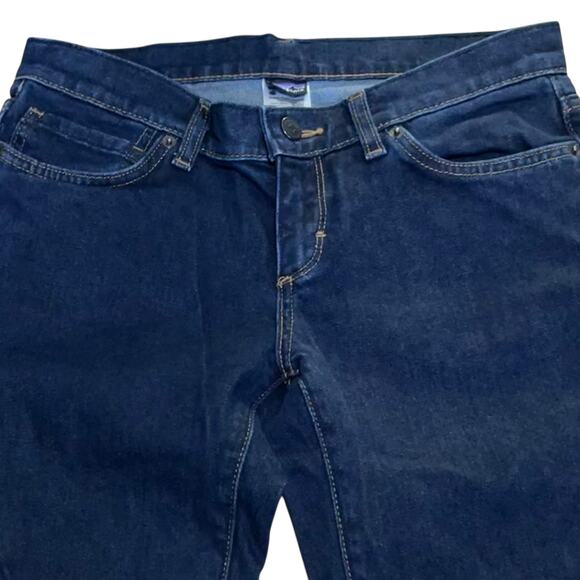 Patagonia Jeans Low Rise Boot Cut Dark Wash Denim - Picture 2 of 8